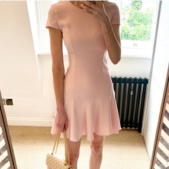 Amanda uprichard hudson mini dress in dusty roses - Picture 3 of 9